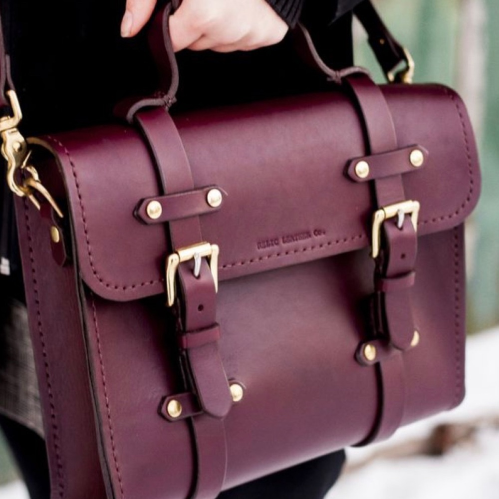 Oxblood Sadelmager Small Messenger Bag